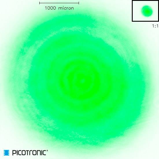 Picotronic Lasermodul Punkt Grün 1mW DD532-1-3(20x80)-AP