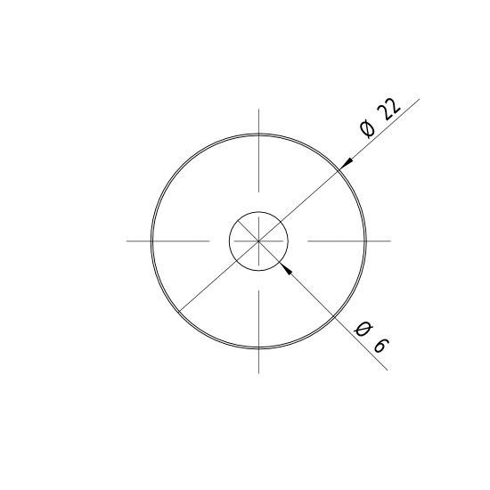 Picotronic Lasermodul Kreuz Rot 5mW CB650-5-3-F-S(22x110)