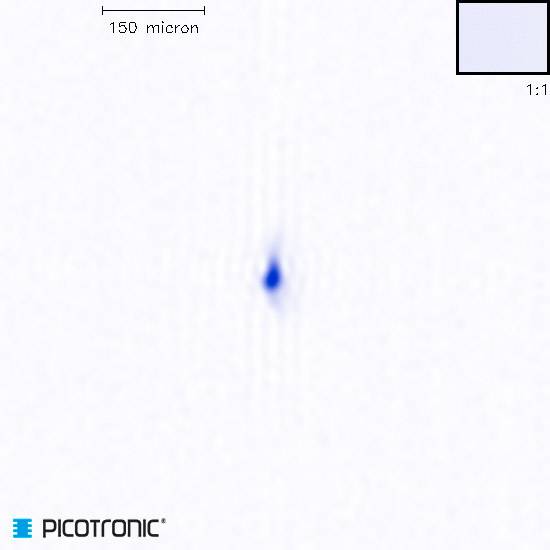 Picotronic Lasermodul Punkt Blau 1mW DDI405-1-24-F(12x60)-C500