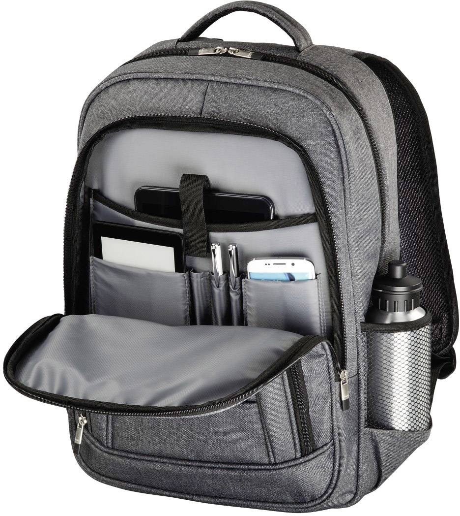 Hama Notebook Rucksack Business Passend für maximal: 39,6cm (15,6") Grau