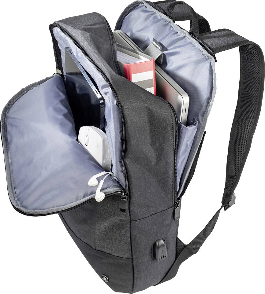 Hama Notebook Rucksack Manchester Passend für maximal: 39,6cm (15,6") Schwarz