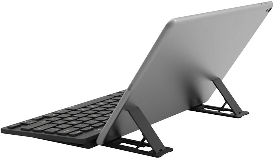 Hama "KEY4ALL X2100" Bluetooth® Tastatur Deutsch, QWERTZ Schwarz