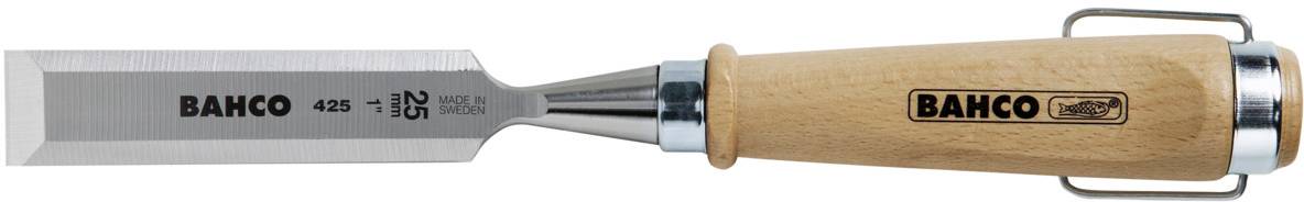 Stechbeitel, Holzgriff, vernickelter Stahlring, 20 X 140mm Bahco 425-20