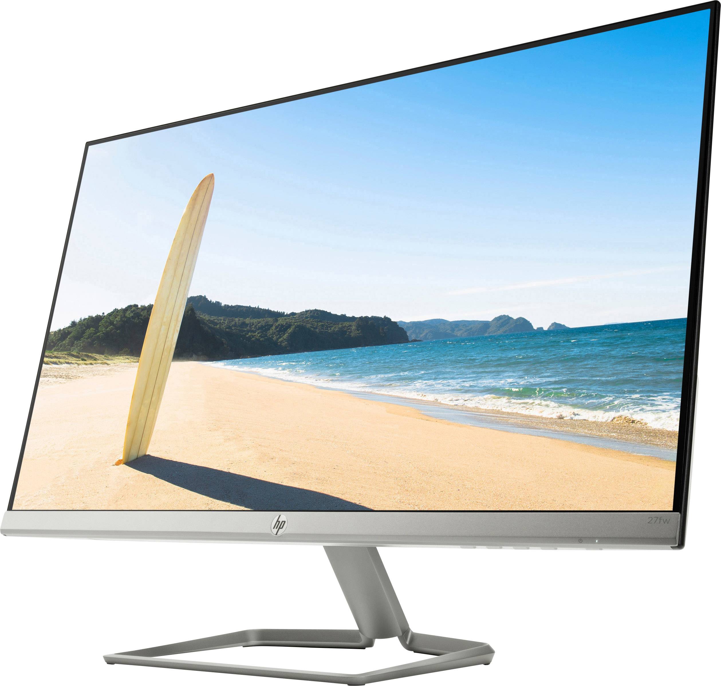 HP 27fw LED-Monitor 68.6 cm (27 Zoll) EEK F (A - G) 1920 x 1080 Pixel Full HD 5 ms HDMI®, VGA IPS LED