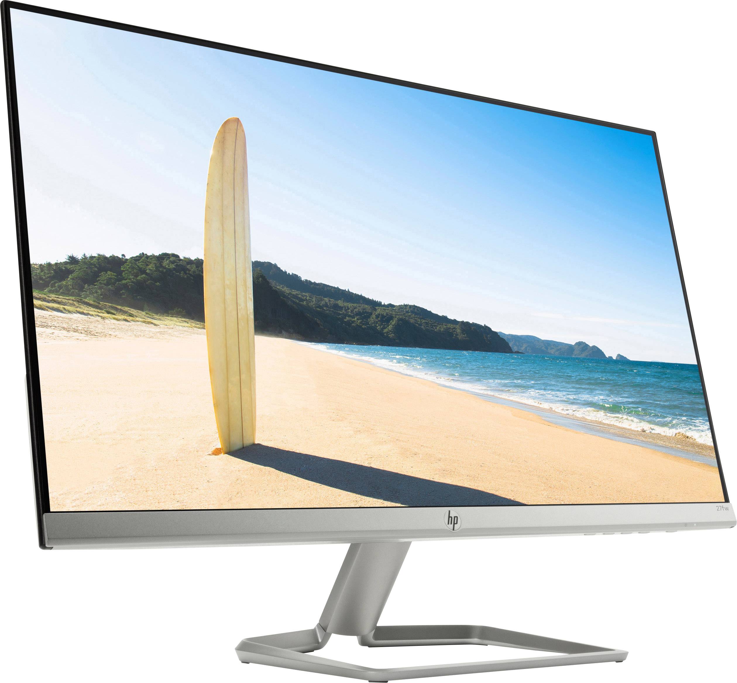 HP 27fw LED-Monitor 68.6 cm (27 Zoll) EEK F (A - G) 1920 x 1080 Pixel Full HD 5 ms HDMI®, VGA IPS LED
