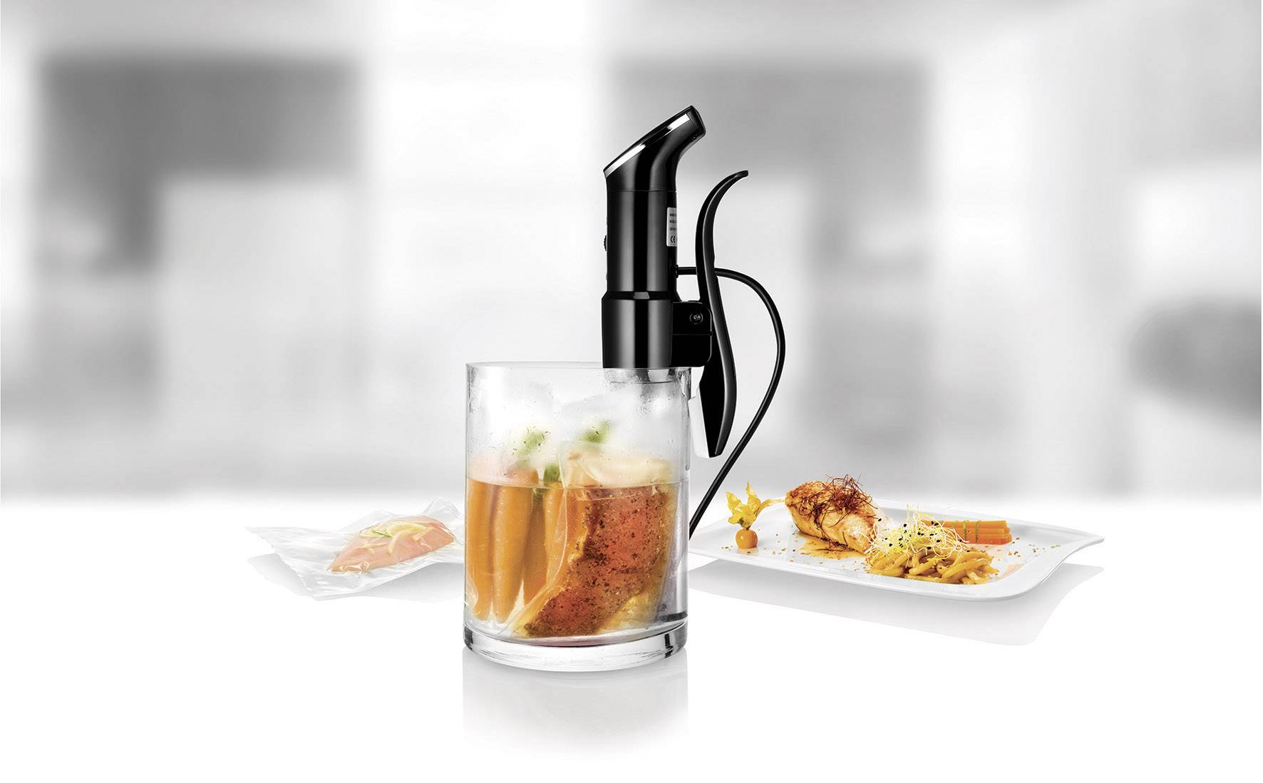 Unold Sous Vide Stick Time 58915 Sous Vide Stick (Vakuumgarer) Schwarz, Silber