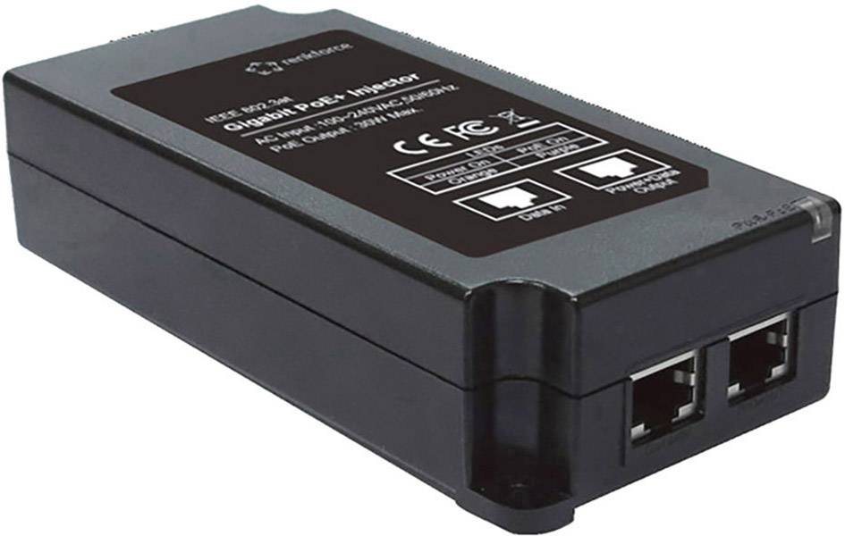 Renkforce PoE Injektor 1 GBit/s IEEE 802.3af (12.95 W), IEEE 802.3at (25.5 W)