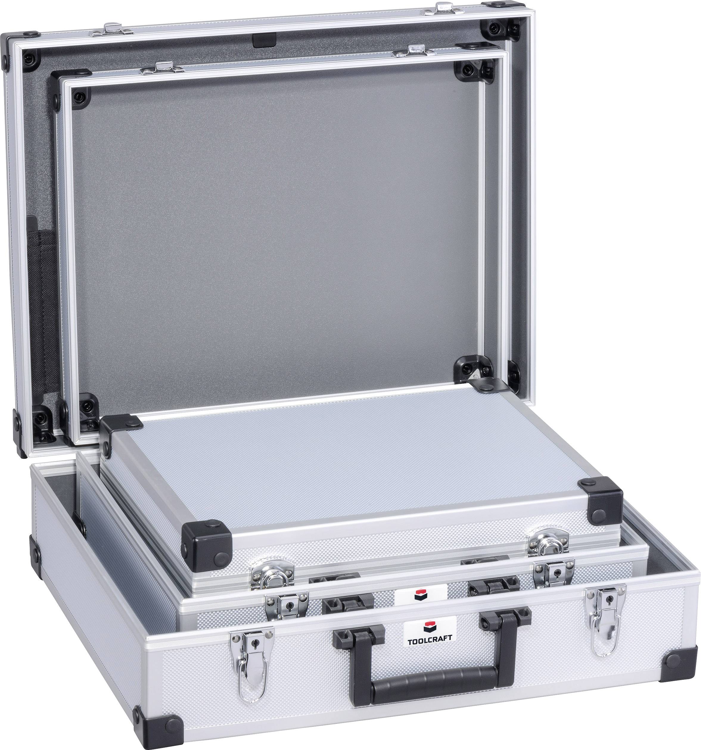 TOOLCRAFT TO-5091552 Universal Werkzeug-Pilotenkoffer unbestückt 3teilig (B x H x T) 358 x 144 x 443mm