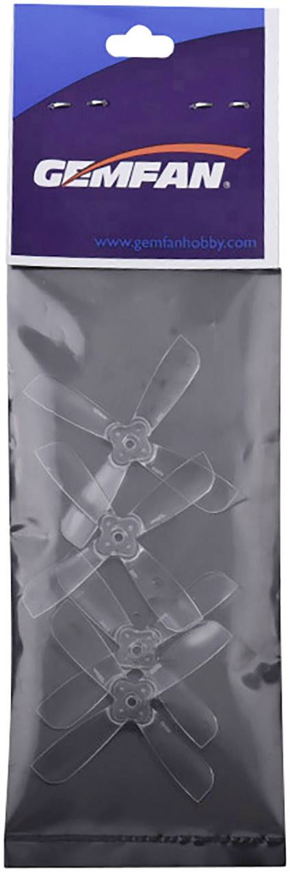 GEMFAN 2035-4 4-Blatt Race Copter-Propeller-Set Bullnose 2 x 3.5 Zoll (5.1 x 8.9 cm) PMPC2035-4BNC