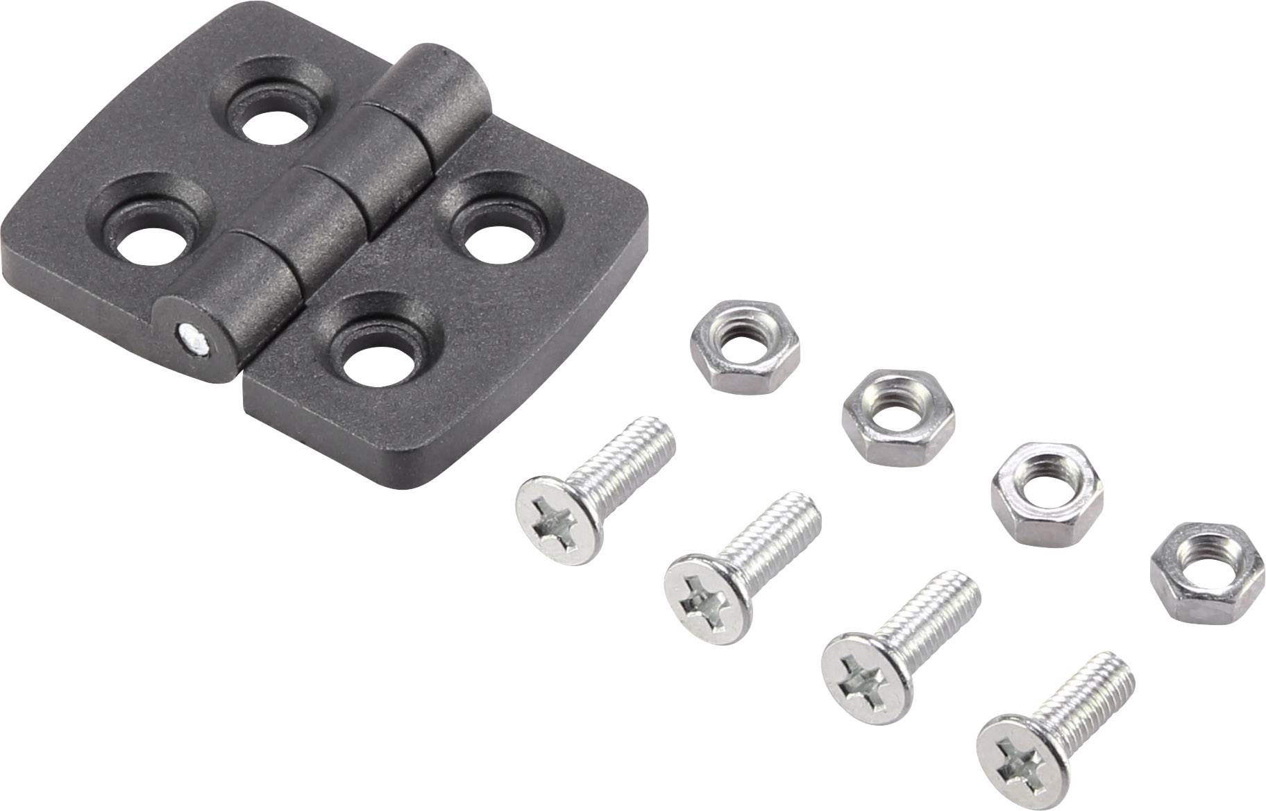 Basetech Kunststoff-Scharnier 39x30x4mm 39 mm 1 St.