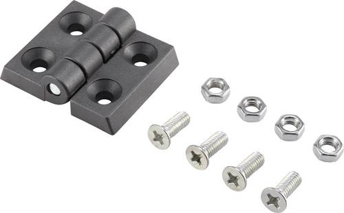 Basetech Kunststoff-Scharnier 53x44x8mm 53 mm 1 St.
