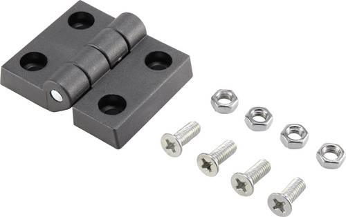 Basetech Kunststoff-Scharnier 62x50x10mm 62 mm 1 St.