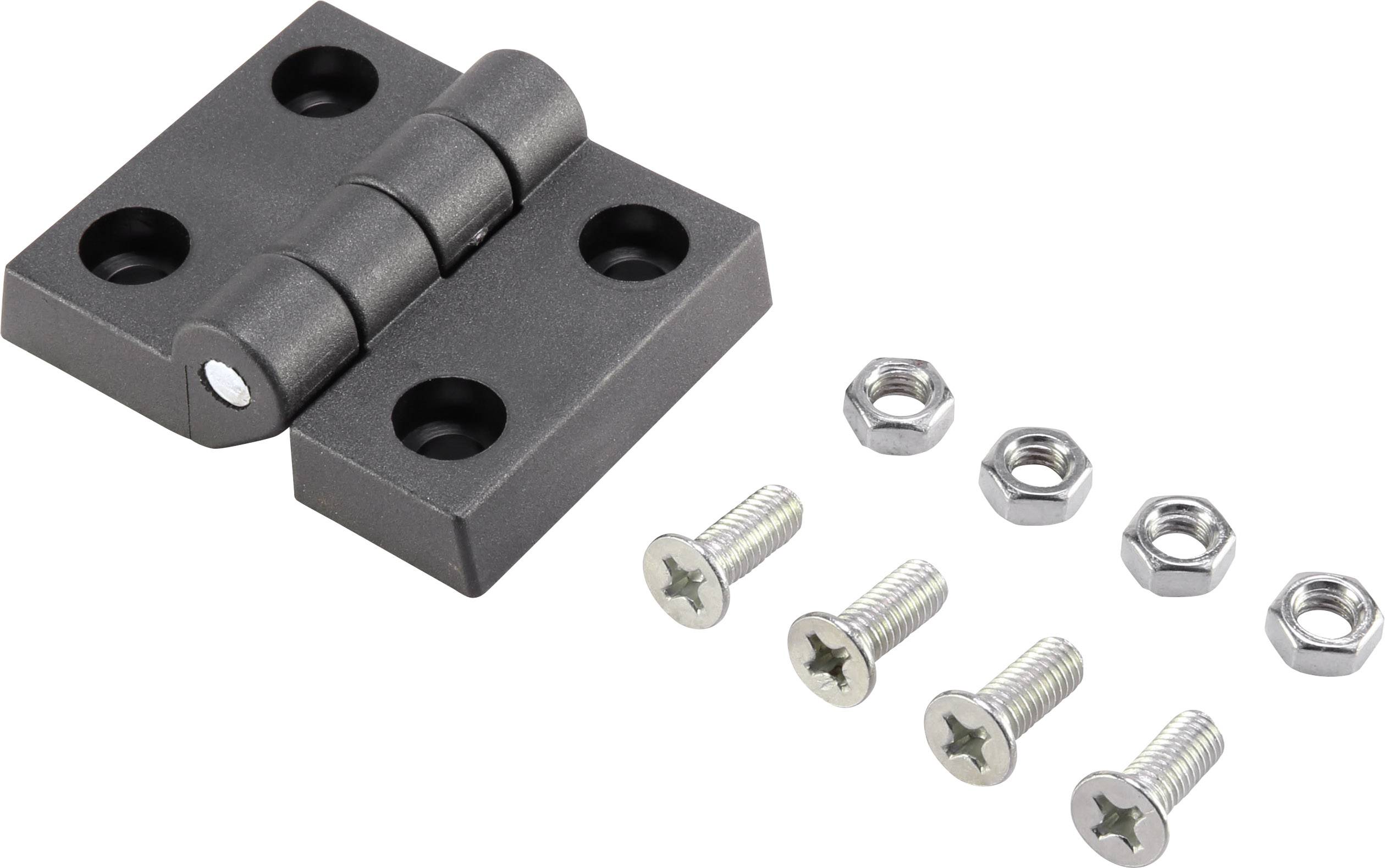 Basetech Kunststoff-Scharnier 62x50x10mm 62 mm 1 St.