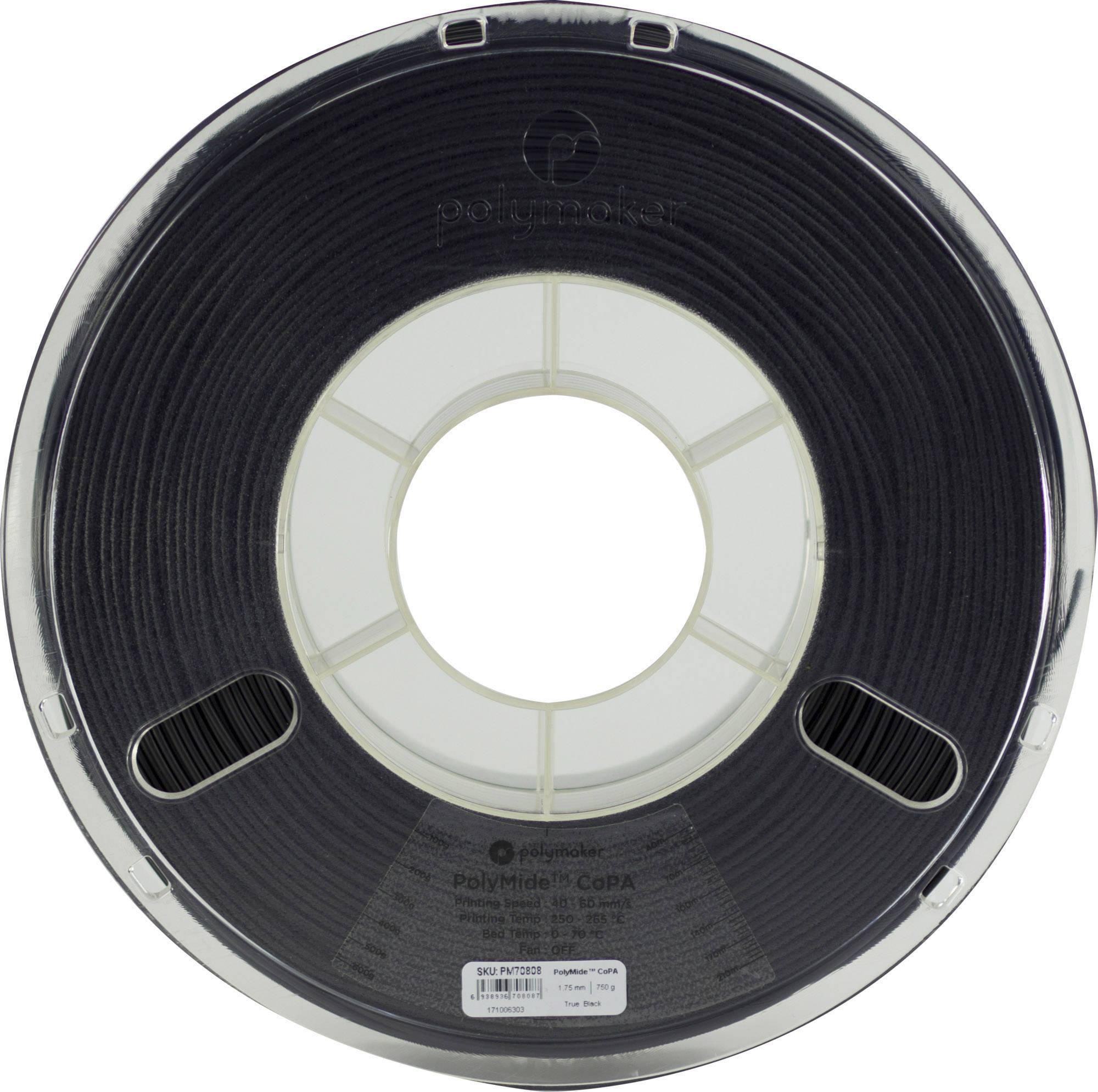 Polymaker 70808 CoPA Filament PA (Polyamid) 1.75mm 750g Schwarz 1St.