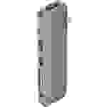 HYPER HyperDrive SOLO USB-C Hub USB-Kombi-Hub mit Aluminiumgehäuse, mit eingebautem SD-Kartenleser, Ultra HD-fähig Spacegrau