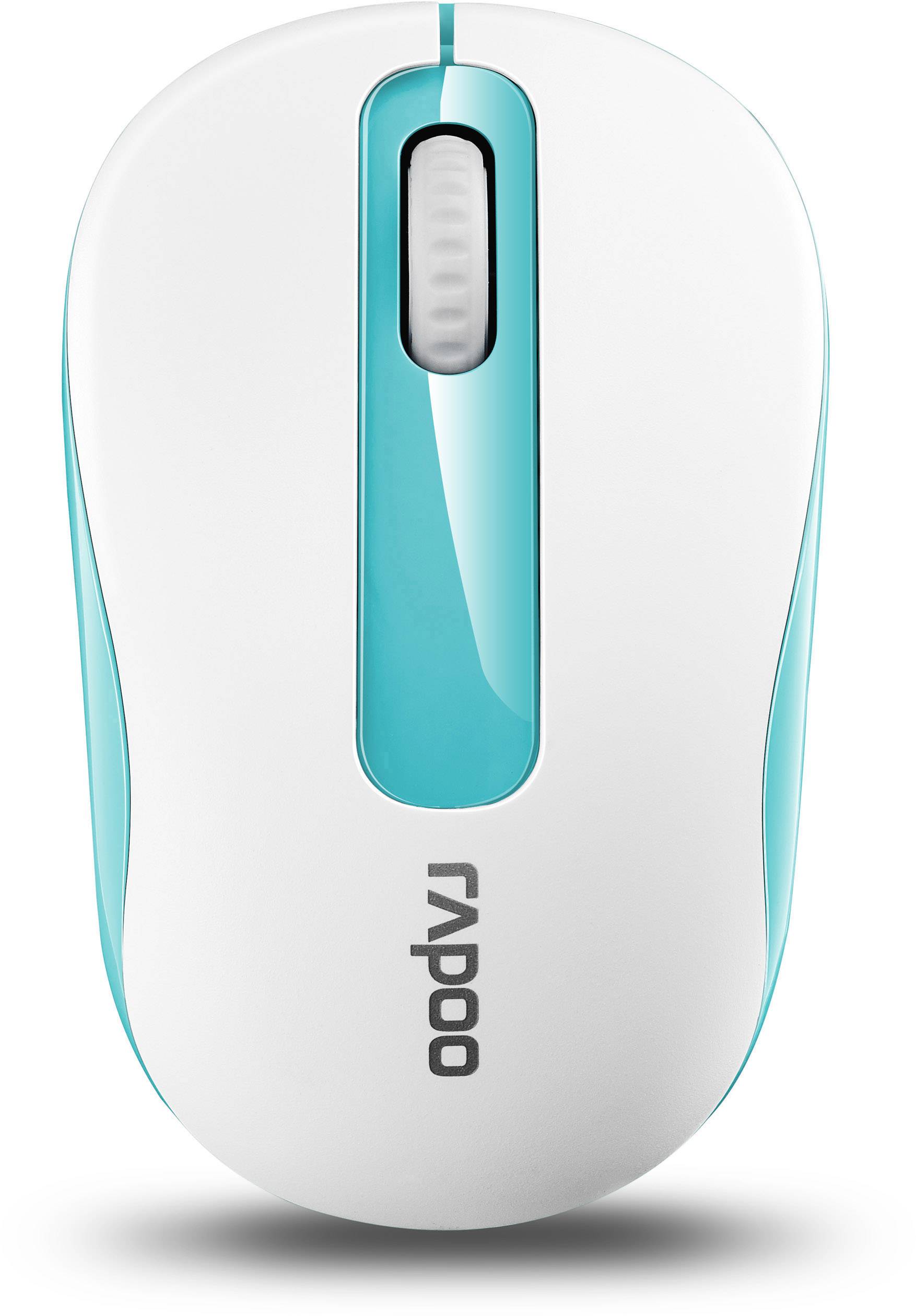 Rapoo M10+ Maus Funk Blau 3 Tasten 1000 dpi