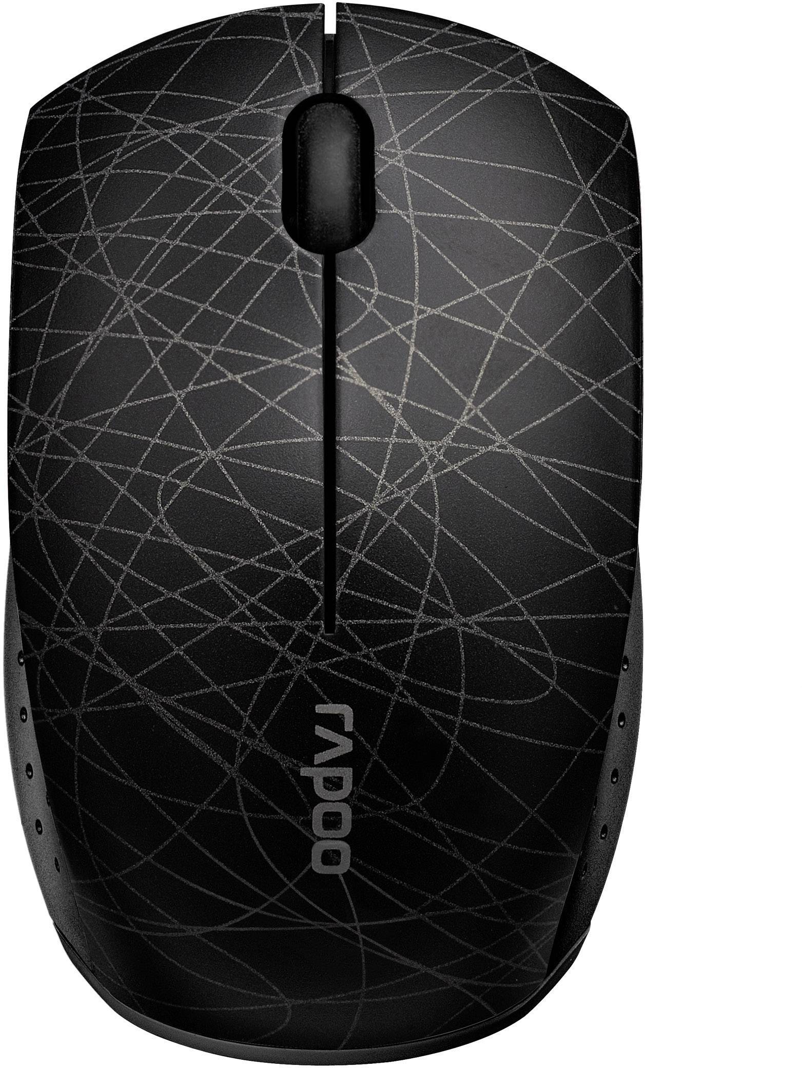Rapoo 3300P+ Maus Funk Optisch Schwarz 1000 dpi