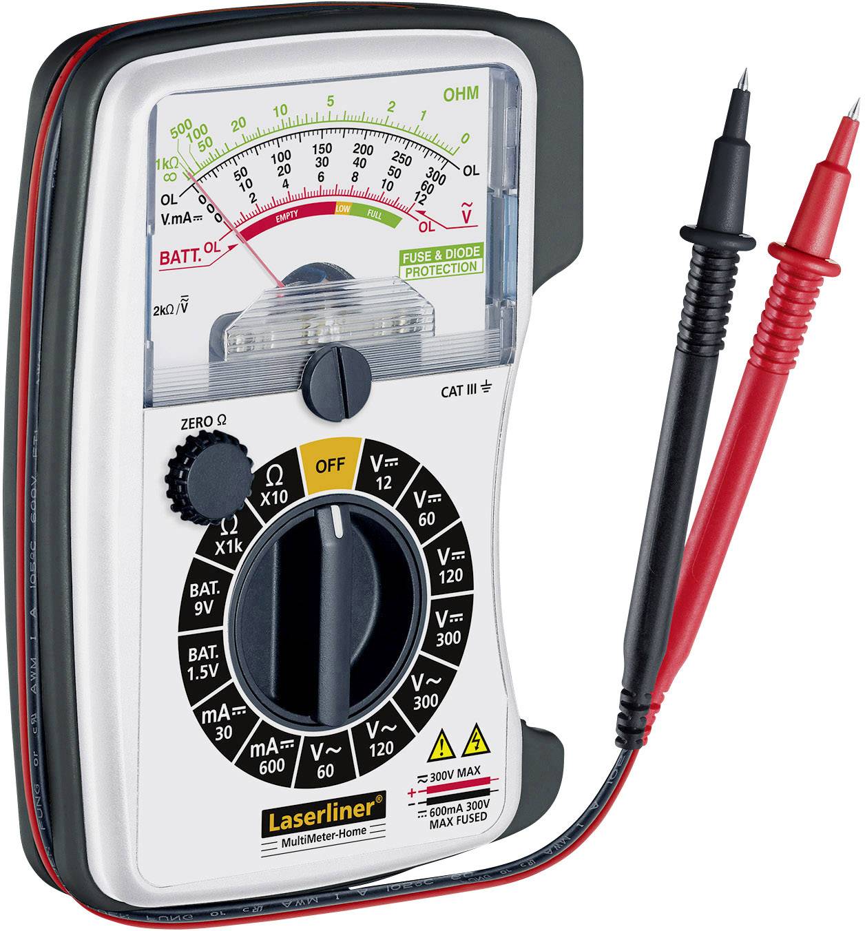 Laserliner Hand-Multimeter analog CAT III 300V