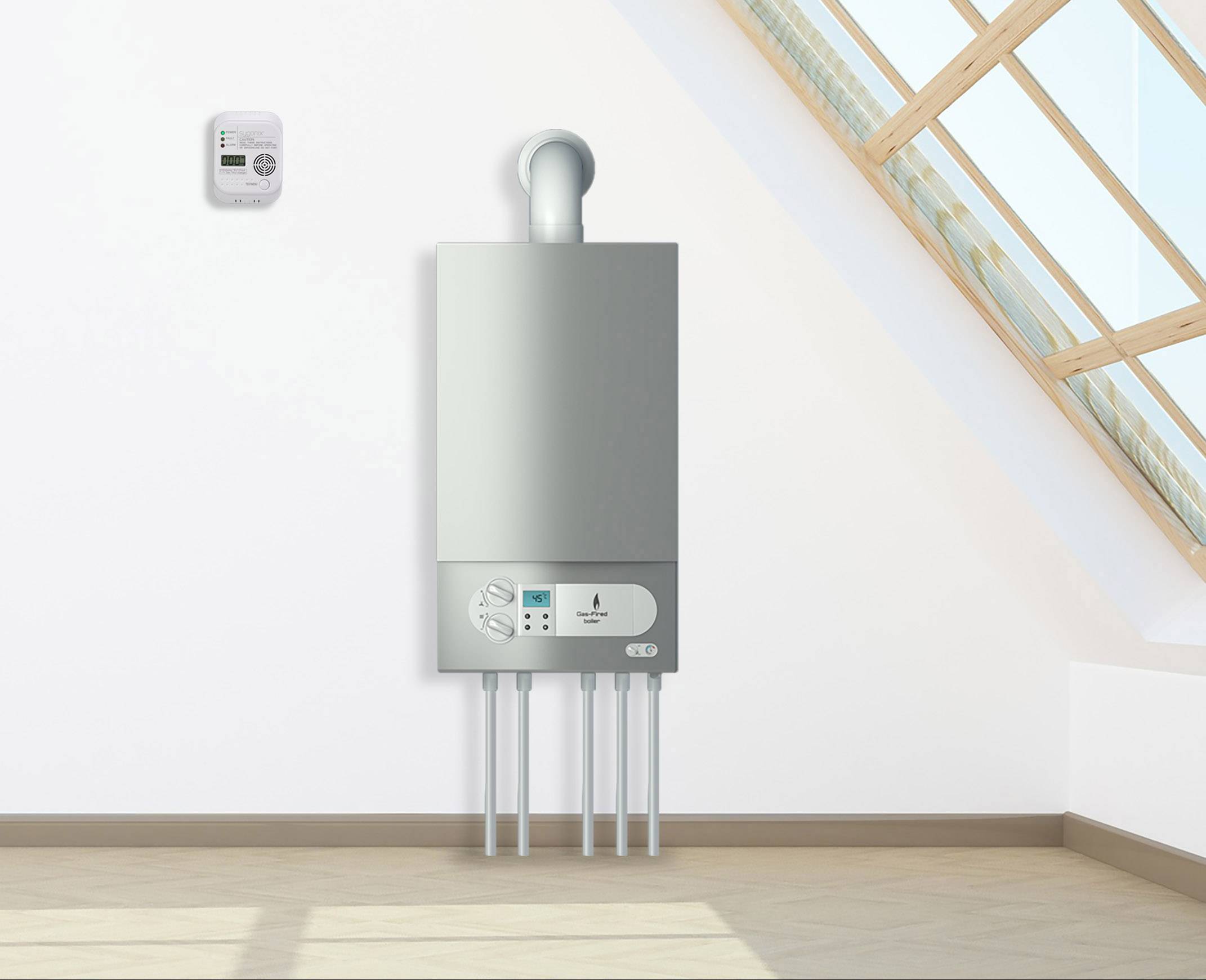 Sygonix Kohlenmonoxid-Melder mit internem Sensor batteriebetrieben detektiert Kohlenmonoxid