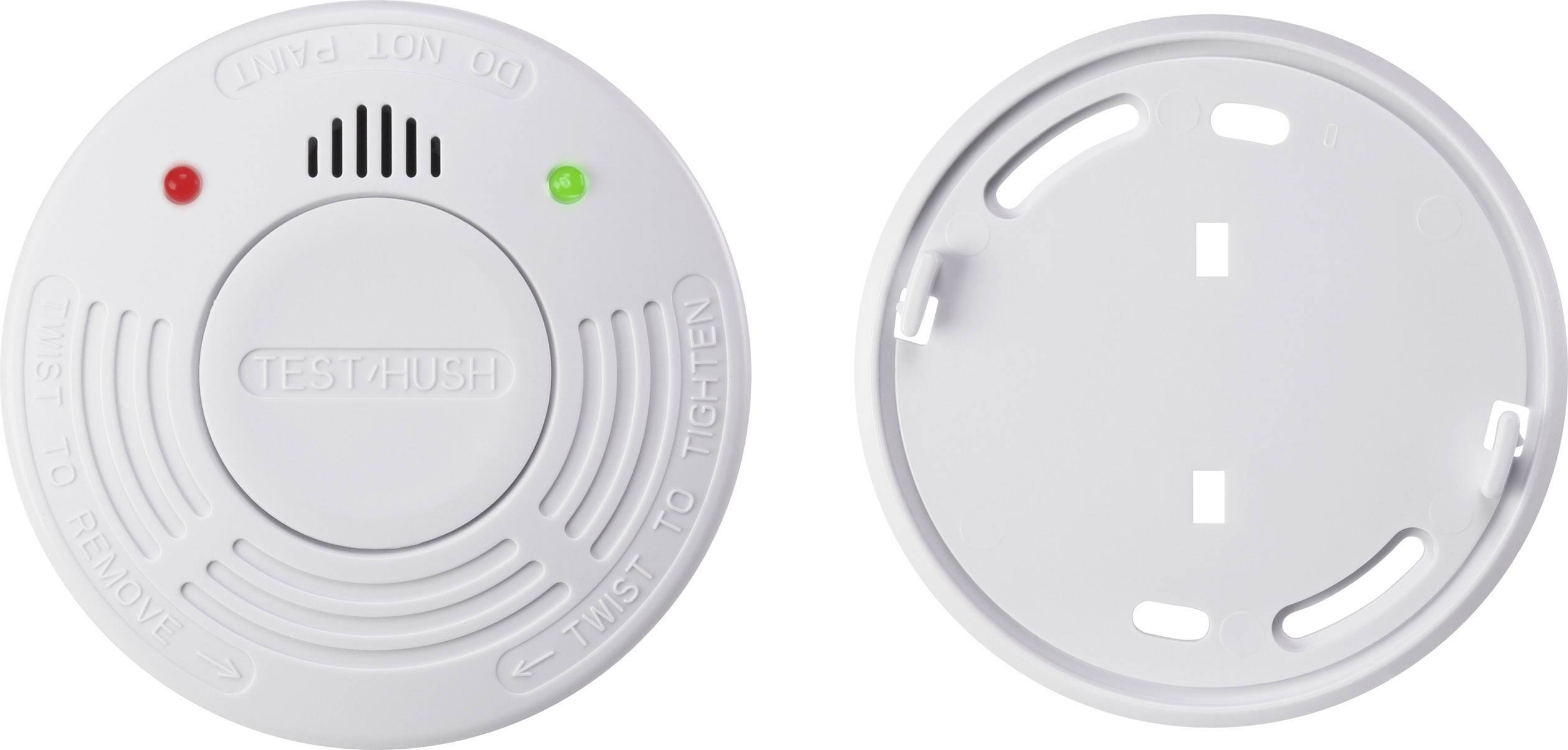 Basetech BT-NO-218C BE-3394946 Rauchwarnmelder inkl. 10 Jahres-Batterie batteriebetrieben