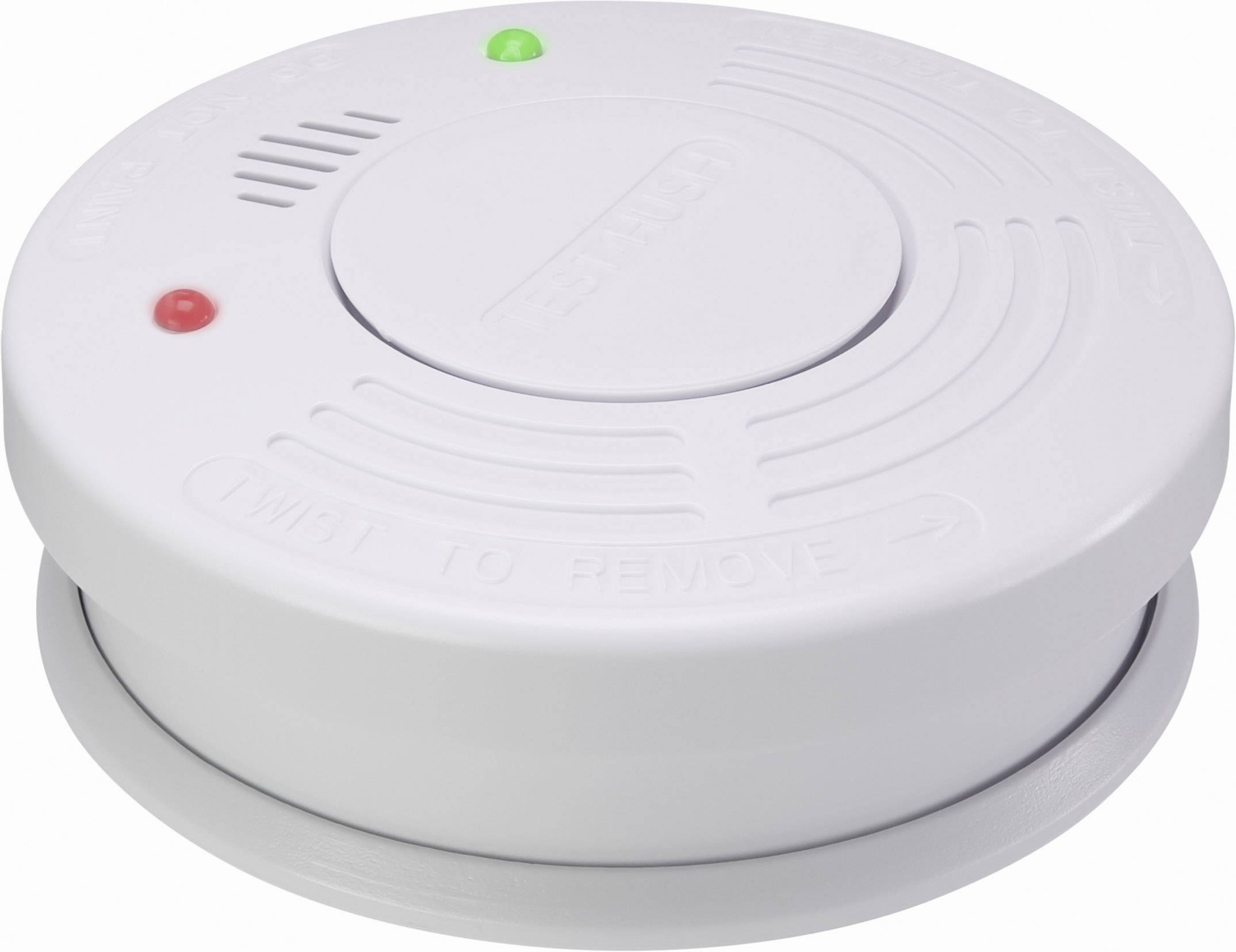 Basetech BT-NO-218C BE-3394946 Rauchwarnmelder inkl. 10 Jahres-Batterie batteriebetrieben