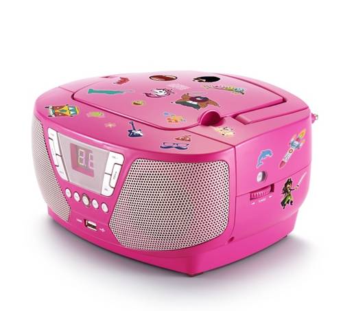 Tragbares CD/Radio - Kids pink NEU AU364460