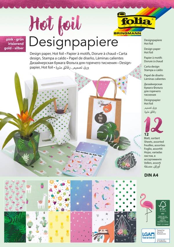 Designpapier Block Hot foil II