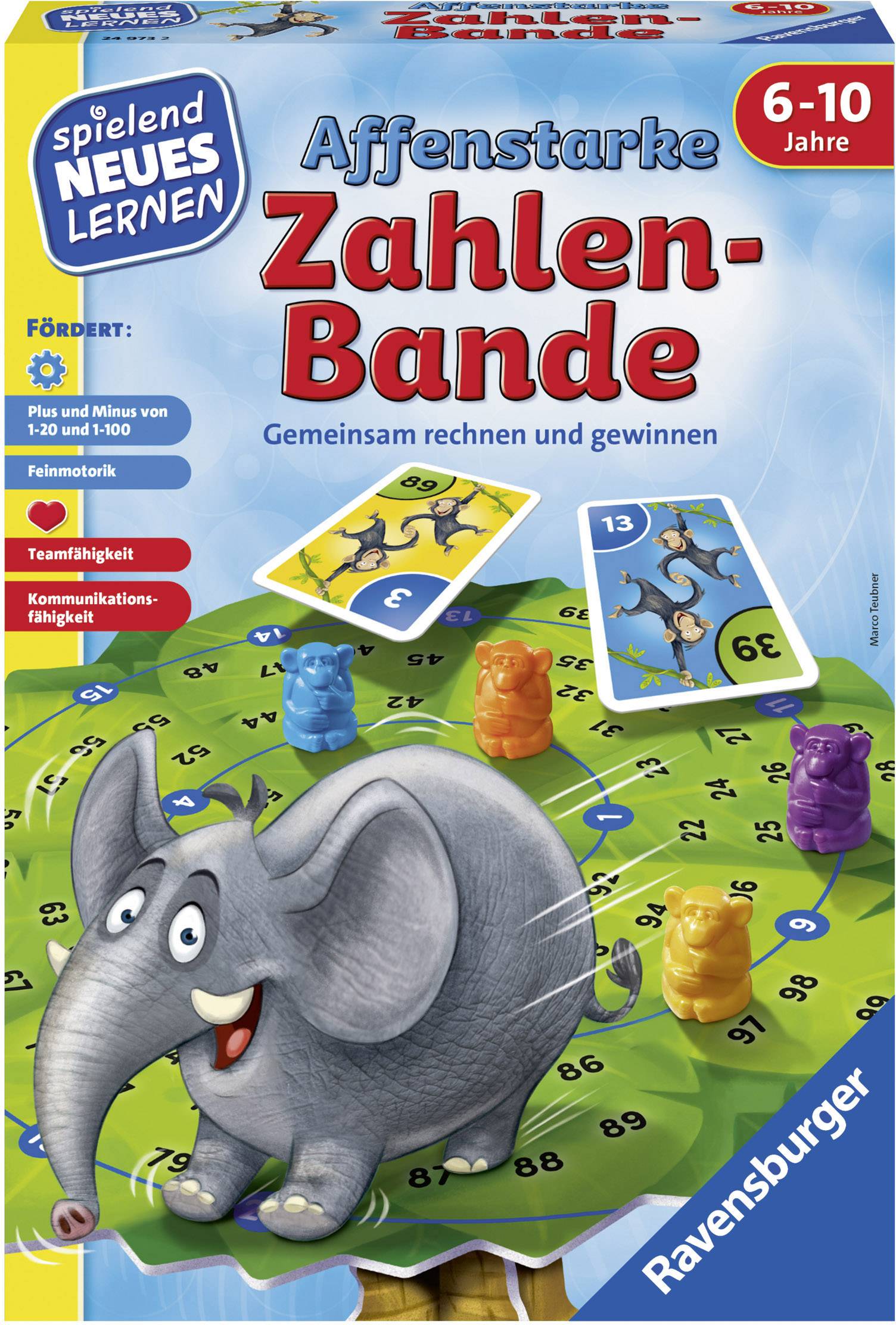 Ravensburger Affenstarke Zahlenbande