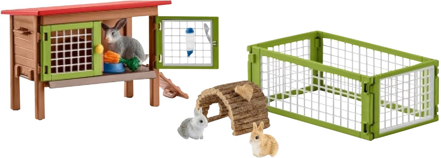 Schleich Farm World Kaninchenstall 42420