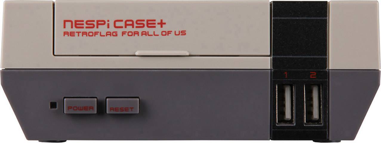 Joy-it RPI-NES-Case SBC-Gehäuse Passend für: Raspberry Pi inkl. USB-Hub Grau