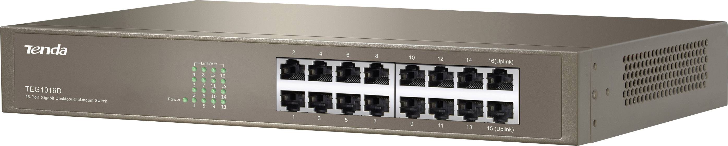 Tenda TEG1016D Netzwerk Switch 16 Port