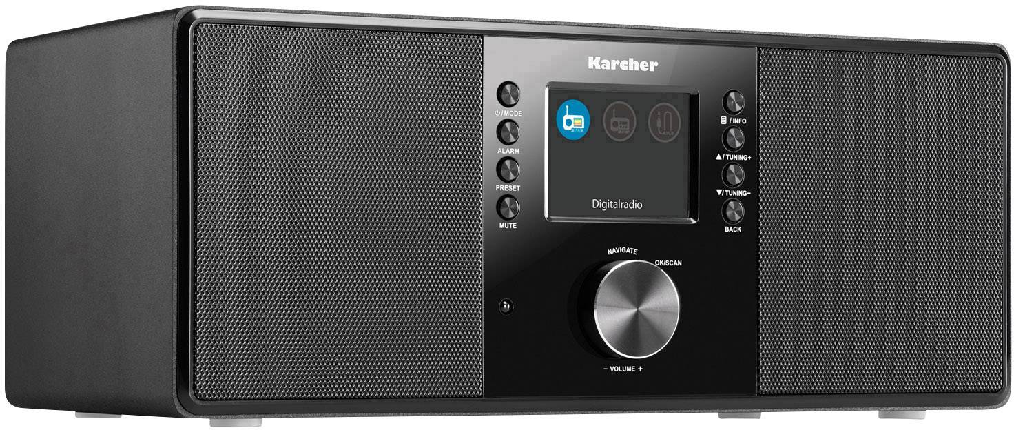 Karcher DAB 5000 Tischradio DAB+ AUX Schwarz