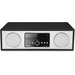 Karcher DAB 4500CD Tischradio UKW AUX, CD, USB, Bluetooth® Schwarz, Silber