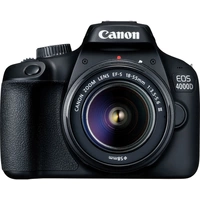 Canon EOS 4000D Kit 18-55mm III Digitale Spiegelreflexkamera EF-S 18-55mm IS II 18 Megapixel Schwarz Optischer Sucher, mit Canon EOS 4000D Kit 18-55mm III Digitale Spiegelreflexkamera EF-S 18-55mm IS II 18 Megapixel Schwarz Optischer Sucher, mit
