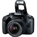 Canon EOS 4000D Kit 18-55mm III Appareil photo reflex numérique avec EF-S 18-55 mm IS II 18 Mill. pixel noir viseur optique, avec