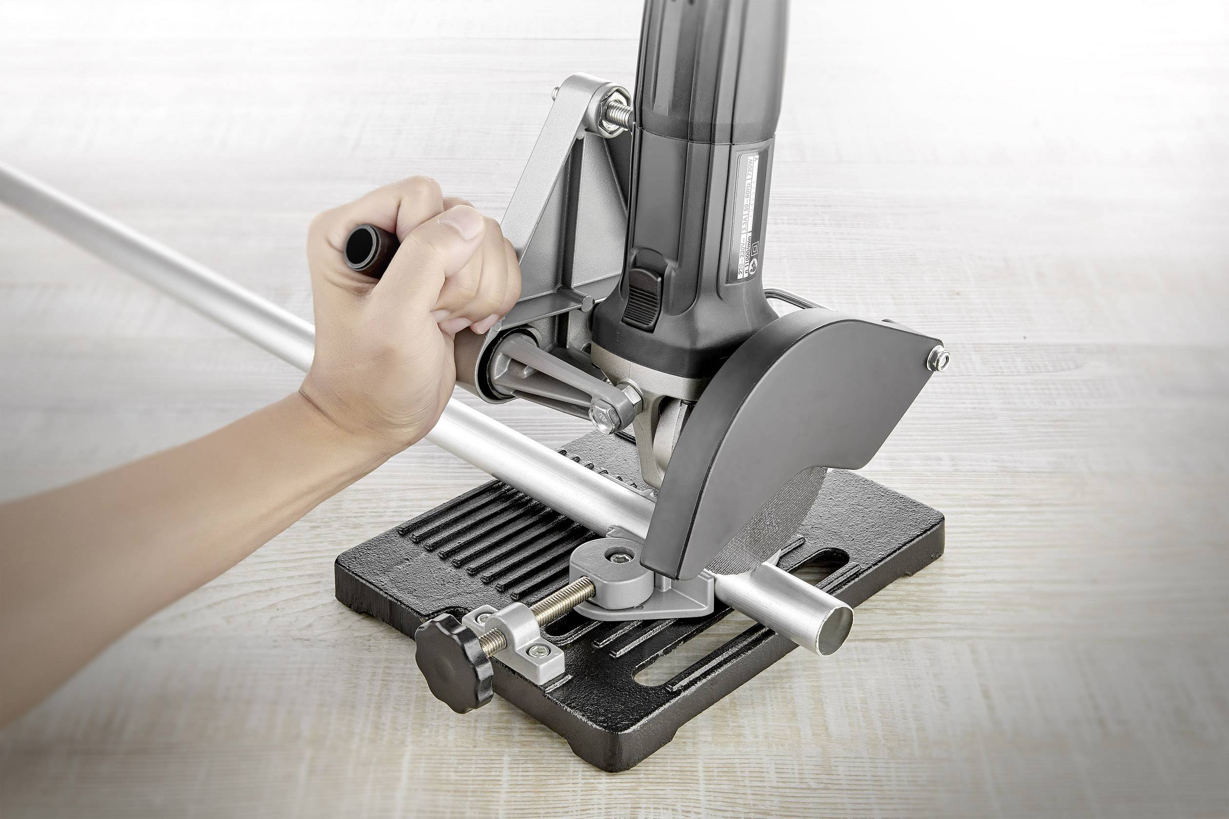 TOOLCRAFT Trennständer für Winkelschleifer 115, 125mm TO-6803628