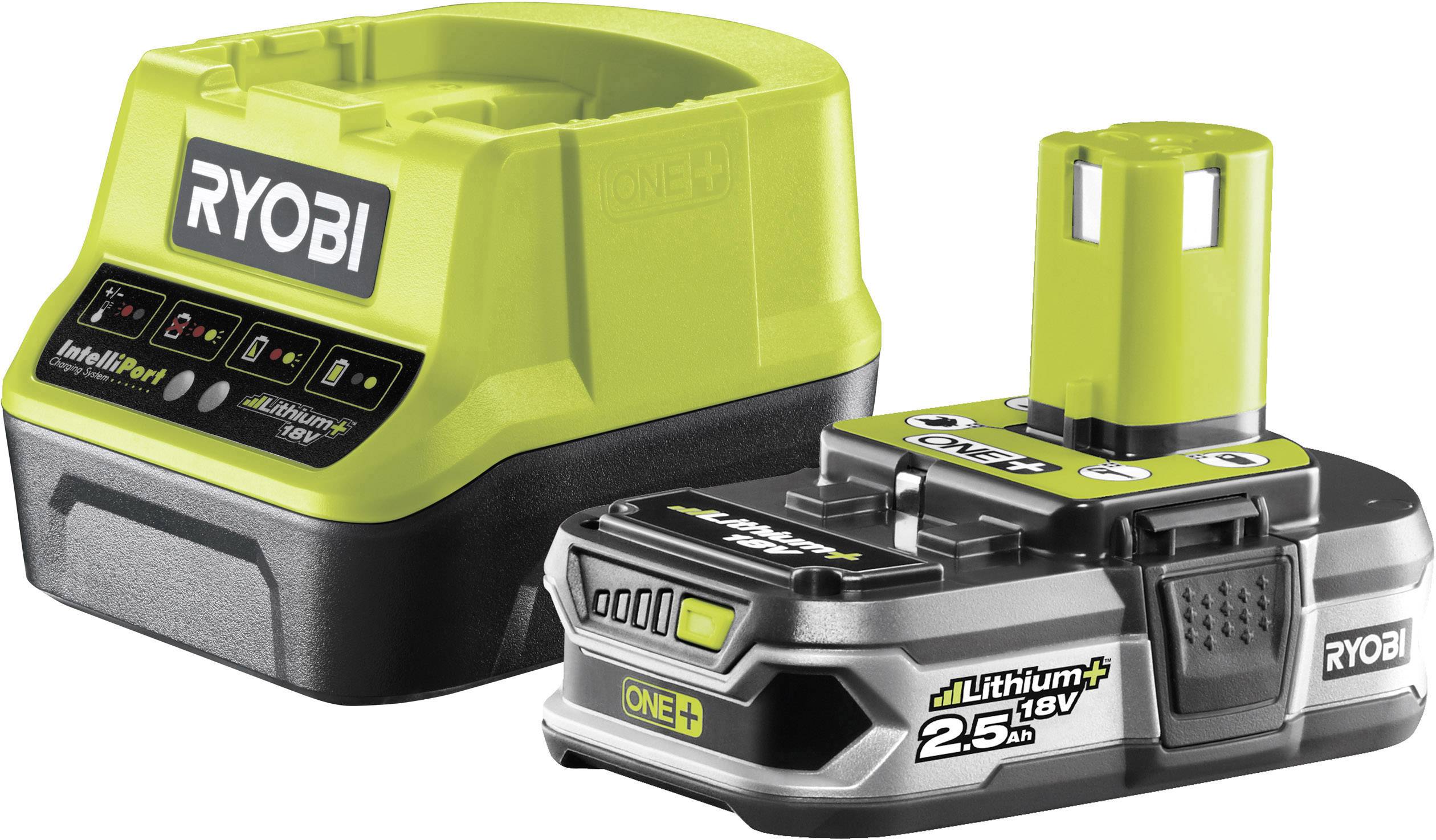 Ryobi 5133003359 RC18120-125 Werkzeug-Akku und Ladegerät 18 V 2.5 Ah Li-Ion