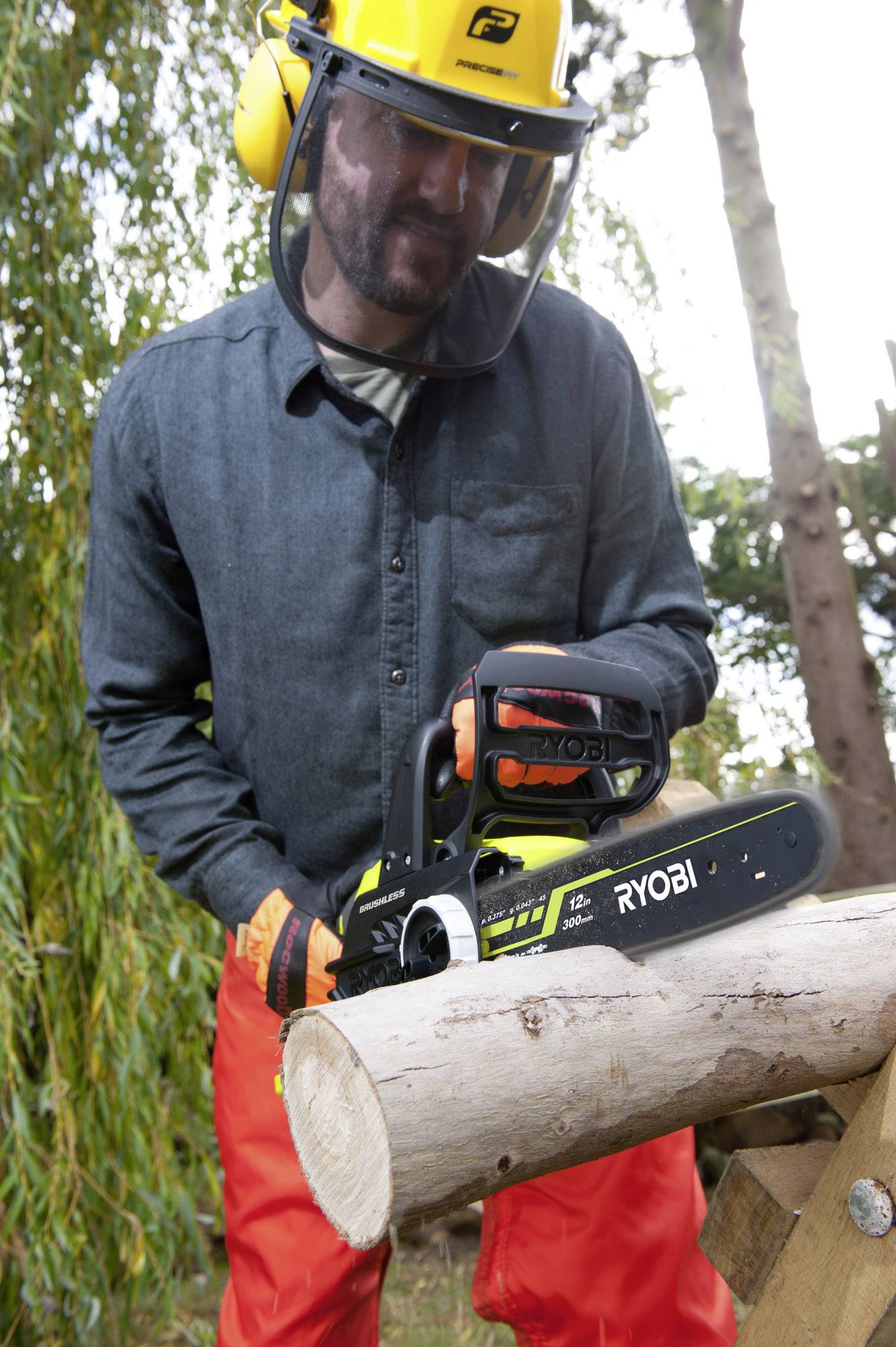 Ryobi OCS1830 Akku Kettensäge ohne Akku Schwertlänge 300 mm