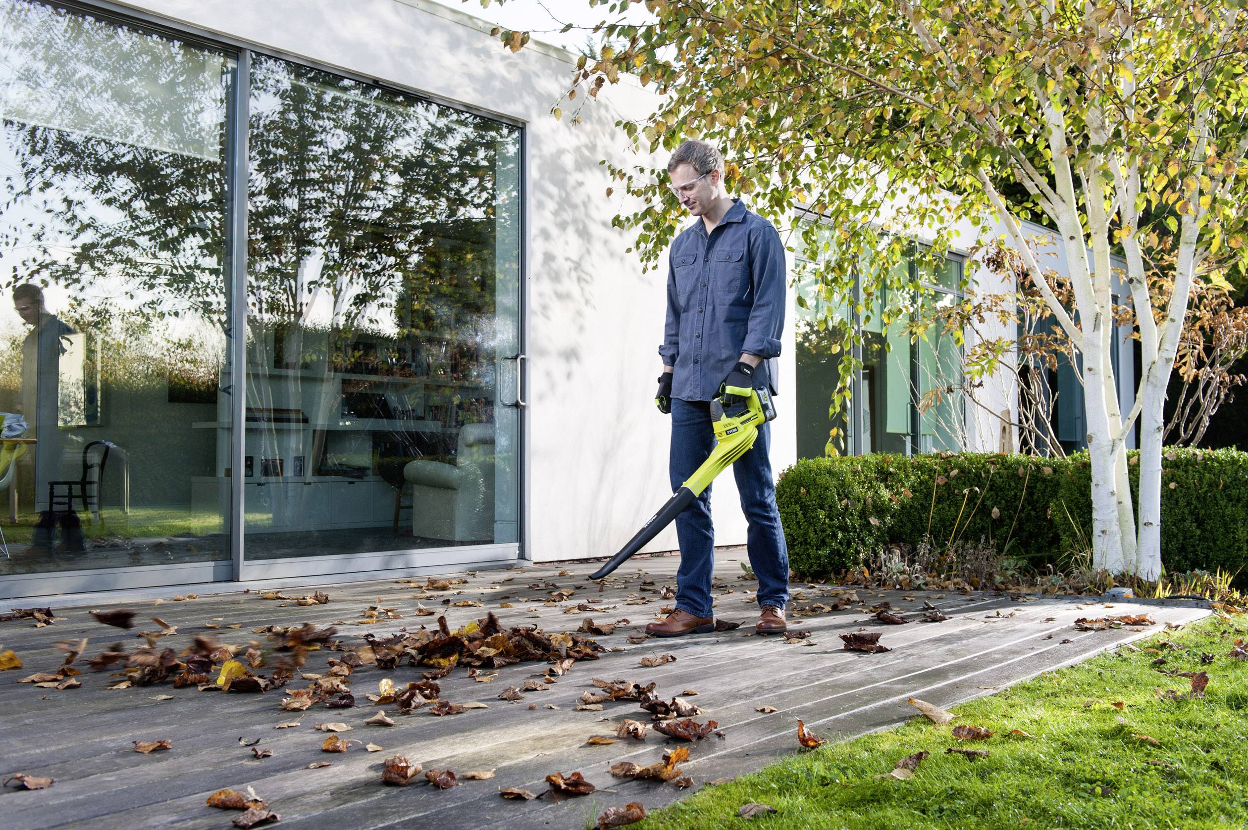 Ryobi 5133002663 OBL1820S Akku Laubbläser ohne Akku 18 V