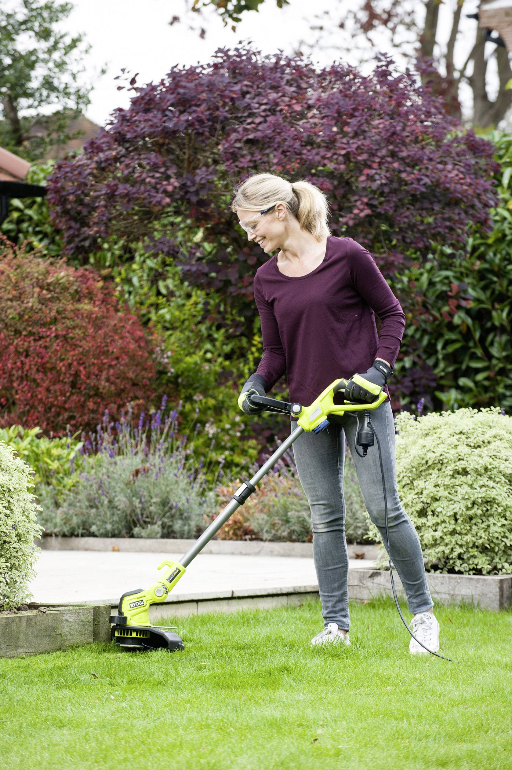 Ryobi RLT6130 Elektro Rasentrimmer Höhenverstellbarer Griff, mit Schutzbügel 230 V Schnittbreite (max.): 300 mm