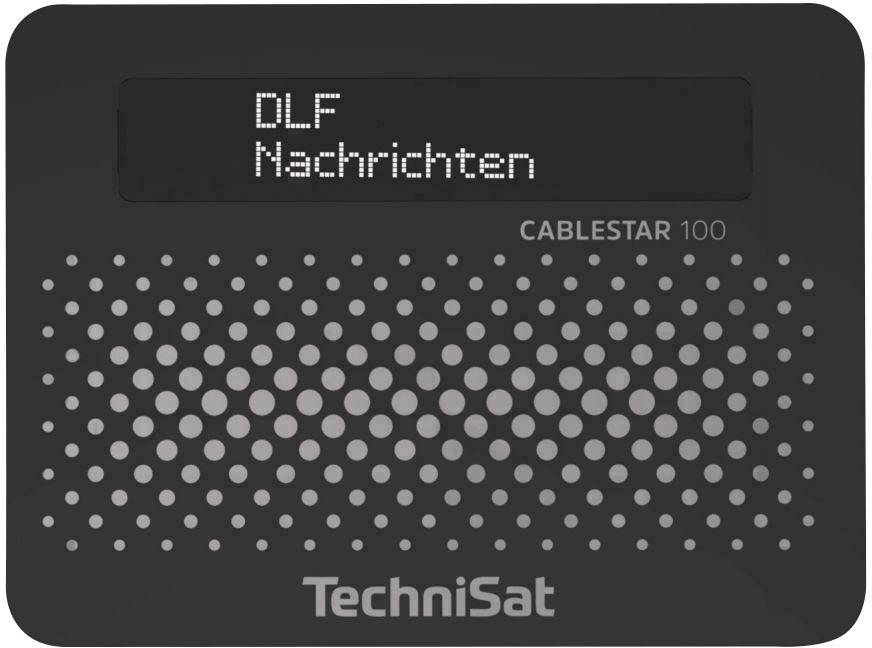 TechniSat Cablestar 100 Digital-Radio Empfangsteil Schwarz