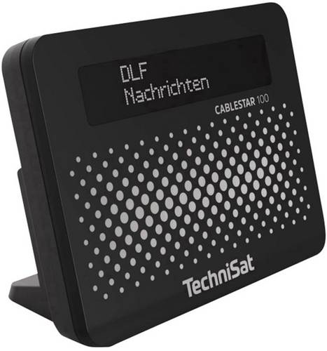 TechniSat Cablestar 100 Digital-Radio Empfangsteil Schwarz