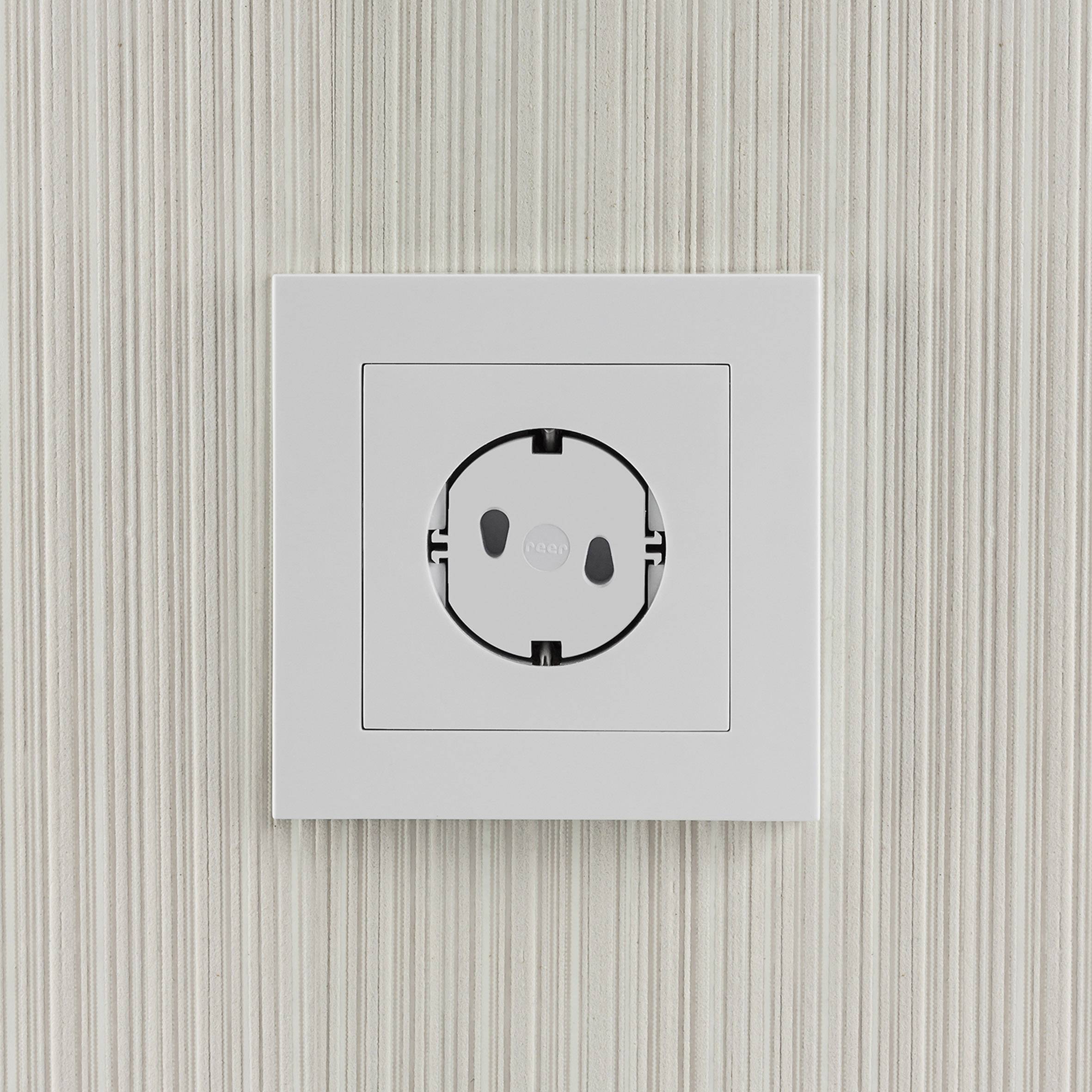 REER 2907 Steckdosen-Einsatz Weiß 5St.