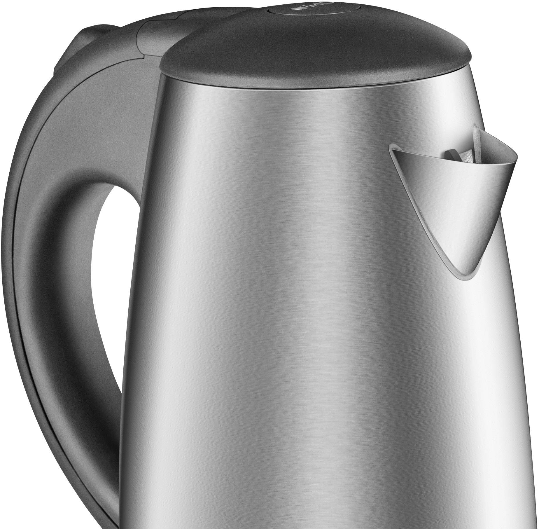 REER  Wasserkocher schnurlos Silber, Anthrazit