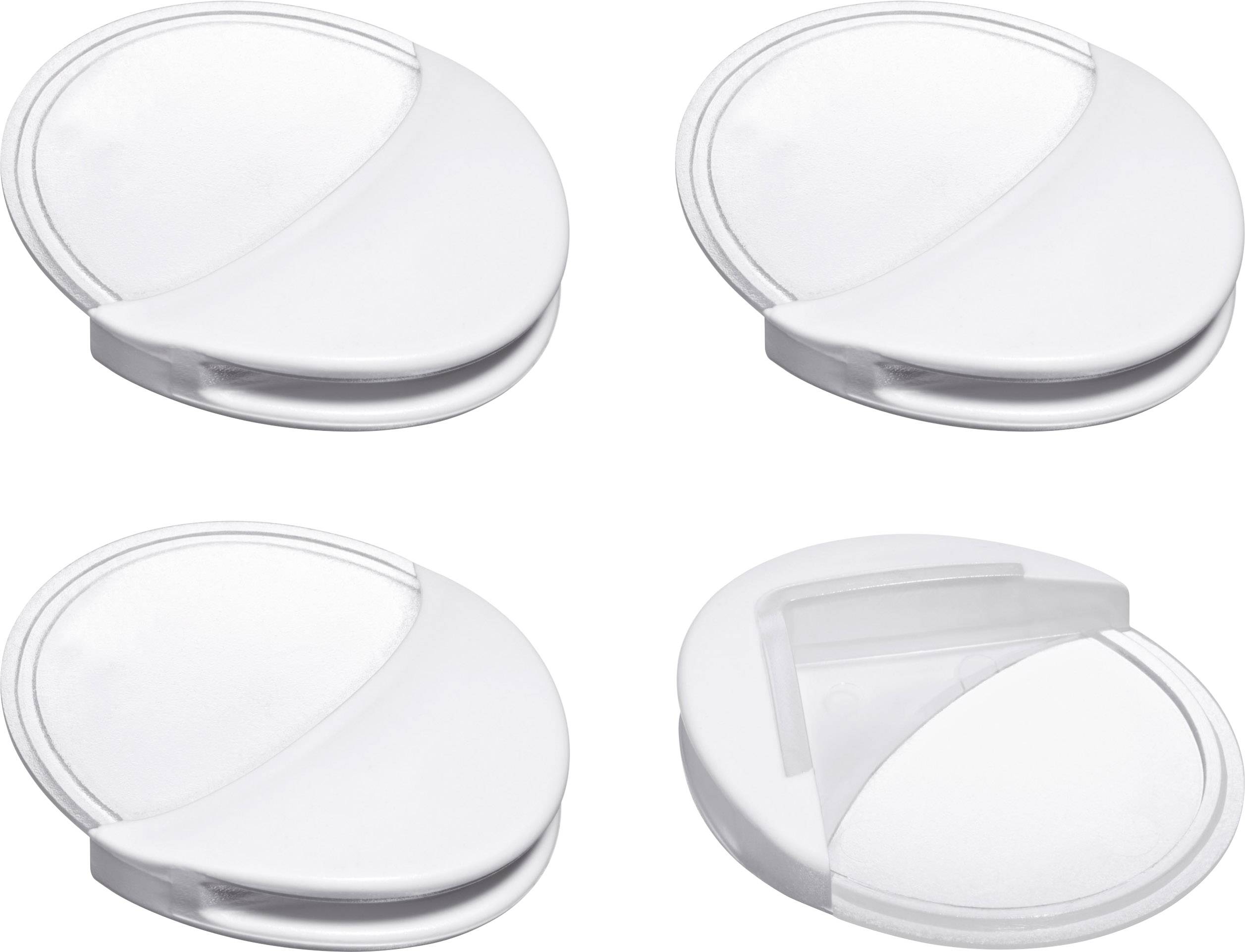 REER 82010 Eckschutz Weiß, Transparent