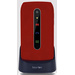 beafon SL630 Téléphone portable à clapet pour séniors rouge, argent