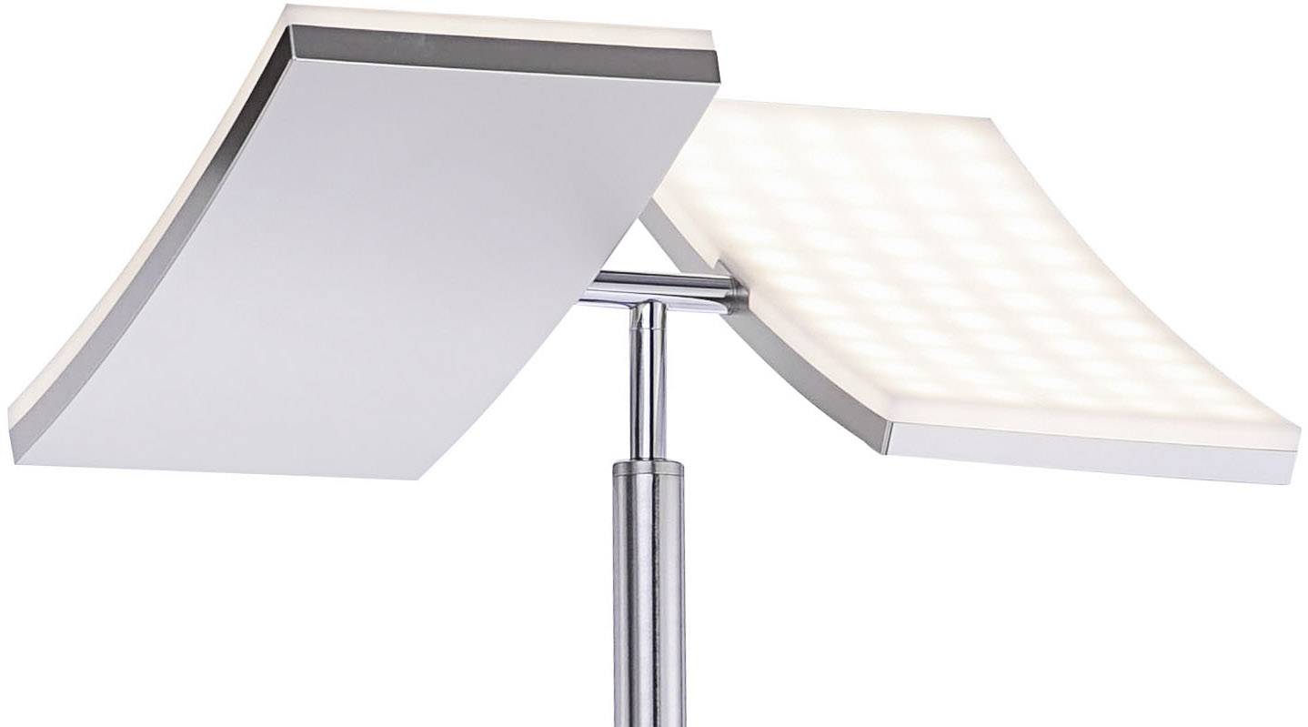 Just Light Ruben LED-Deckenfluter mit Leselampe LED 22 W Stahl