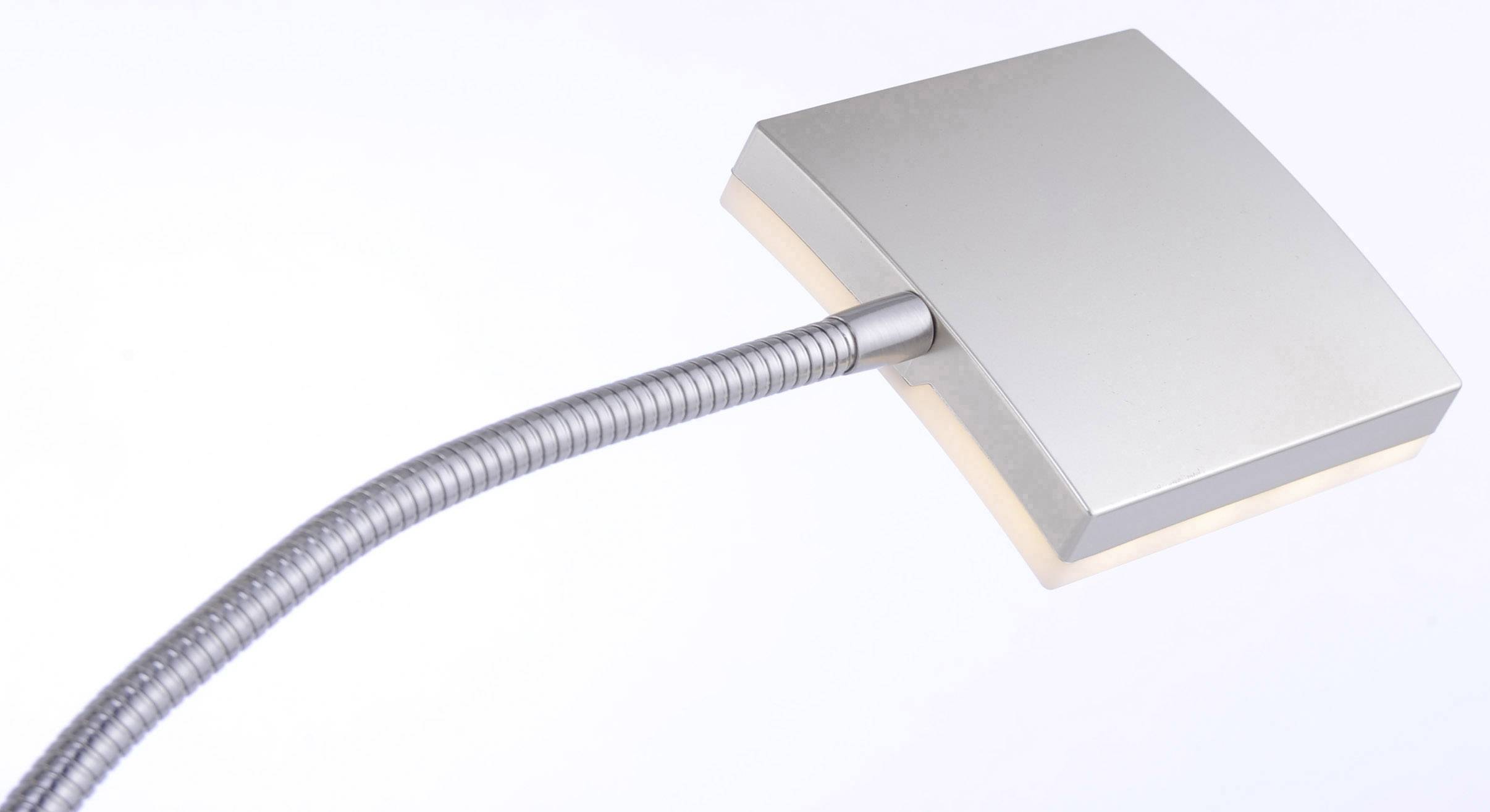 Just Light Ruben LED-Deckenfluter mit Leselampe LED 22 W Stahl