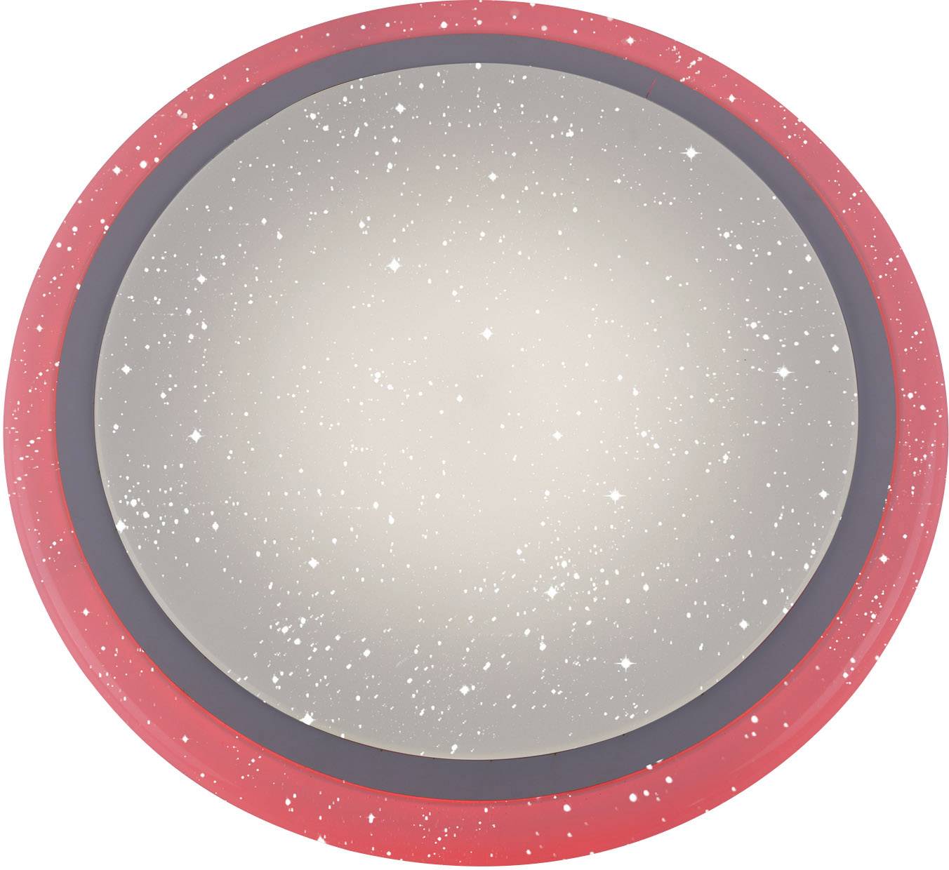 LeuchtenDirekt Luisa 15230-16 LED-Deckenleuchte Weiß 42W RGBW Leuchtfarbe einstellbar, Memory-Funktion, Mit Sterneneffekt, Mit