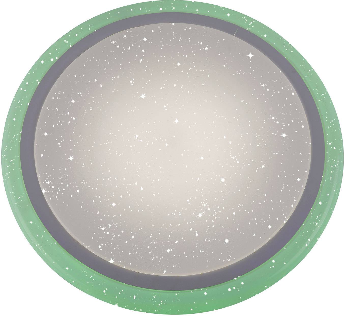 LeuchtenDirekt Luisa 15230-16 LED-Deckenleuchte Weiß 42W RGBW Leuchtfarbe einstellbar, Memory-Funktion, Mit Sterneneffekt, Mit